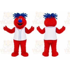 Red Monster Mascot Costume for Children's Events