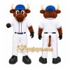 Brown Bull Mascot Costume for Sports Events Brown Bull Mascot Costume for Sports Events