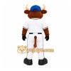 Brown Bull Mascot Costume for Sports Events Brown Bull Mascot Costume for Sports Events