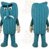 Blue Cactus Mascot Costume for Events and Promotions