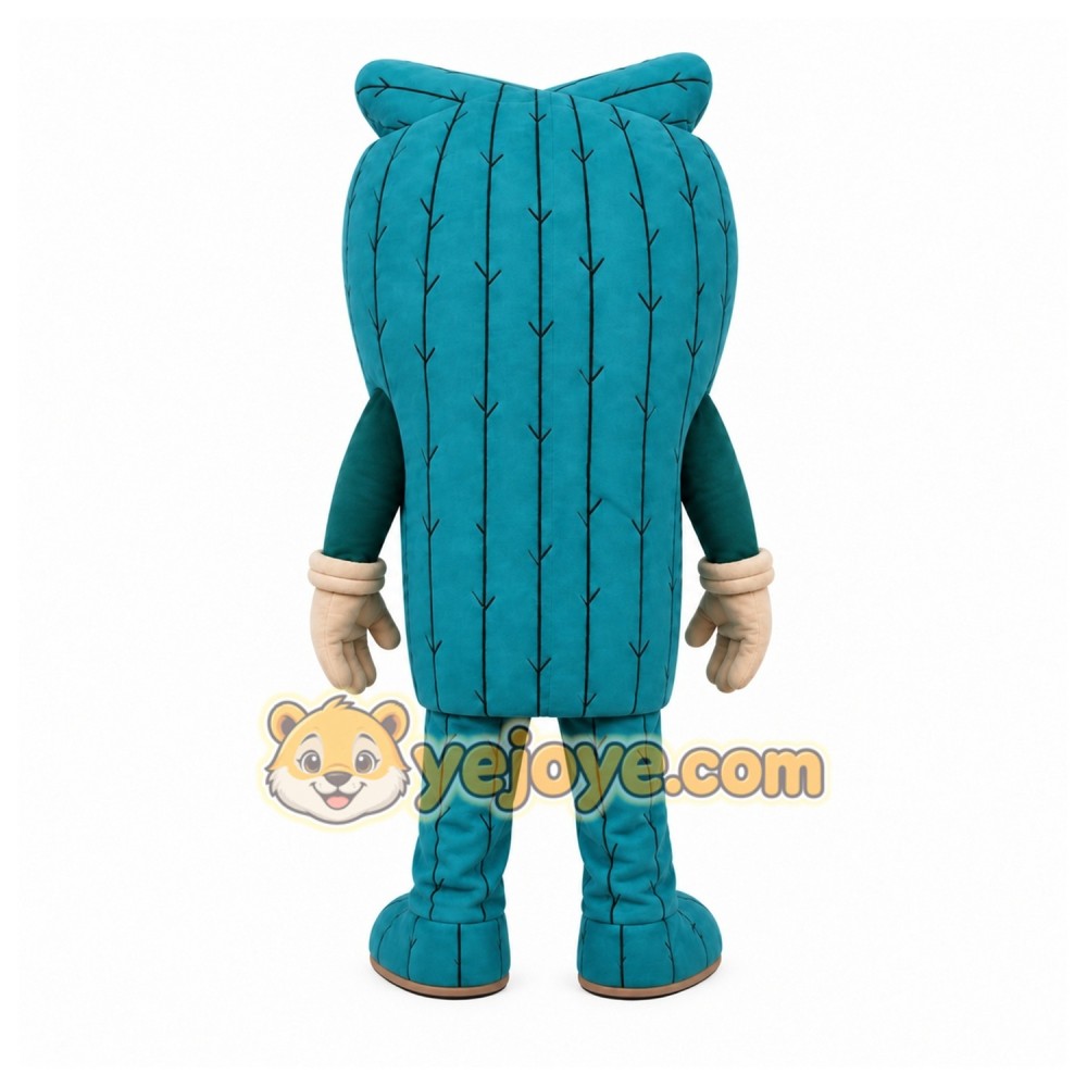 Blue Cactus Mascot Costume for Events and Promotions Blue Cactus Mascot Costume for Events and Promotions
