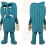 Blue Cactus Mascot Costume for Events and Promotions