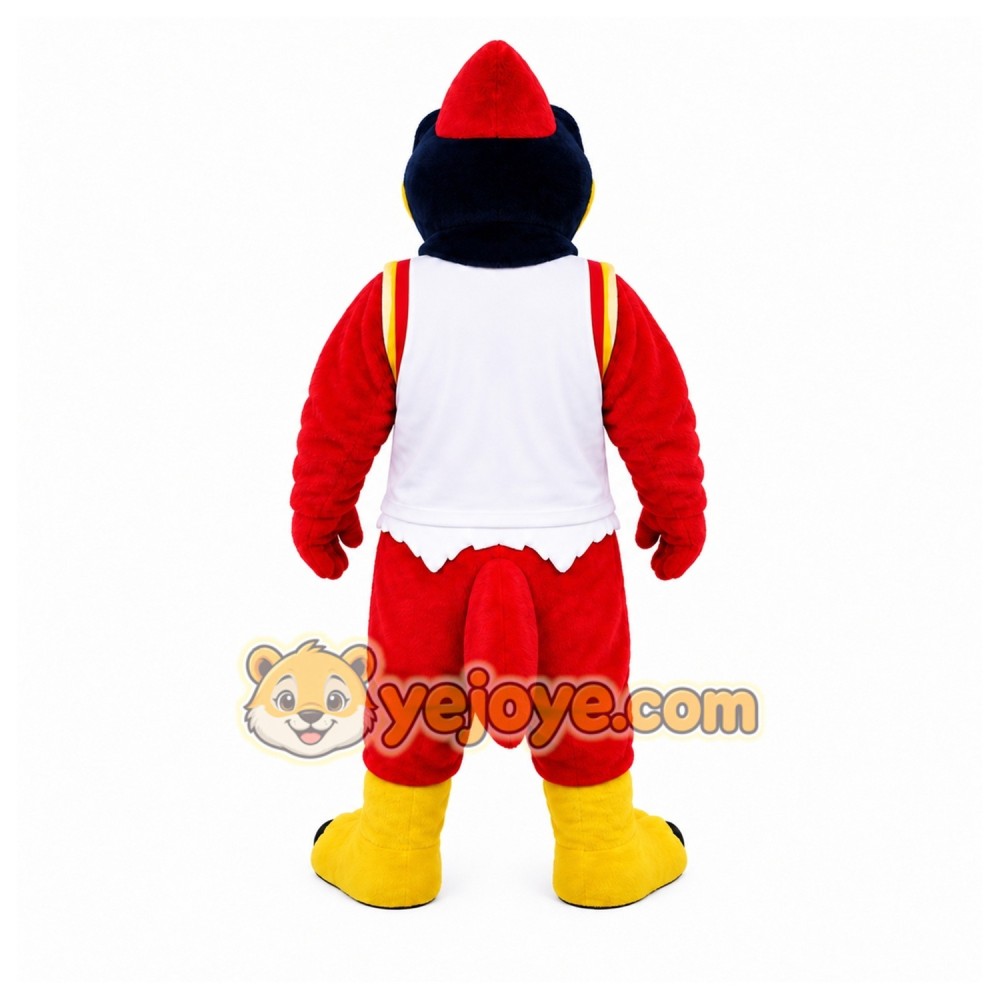 Red Bird Mascot Costume for Sports Events