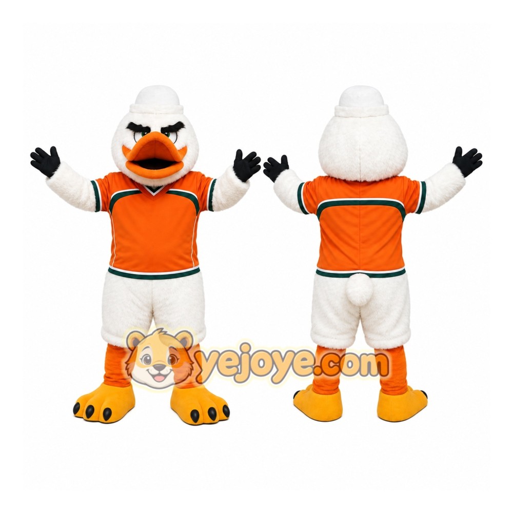 White Duck Mascot Costume for Sports Events White Duck Mascot Costume for Sports Events