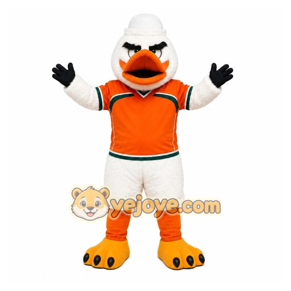 White Duck Mascot Costume for Sports Events White Duck Mascot Costume for Sports Events