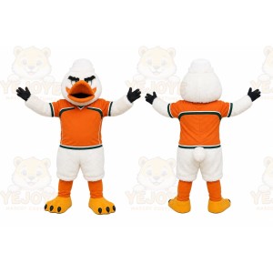 White Duck Mascot Costume for Sports Events