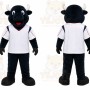 Black Bull Mascot Costume for Sports Events
