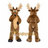 Brown Reindeer Mascot Costume for Holiday Events
