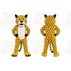 Yellow Cheetah Mascot Costume for Events and Promotions