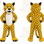 Yellow Cheetah Mascot Costume for Events and Promotions