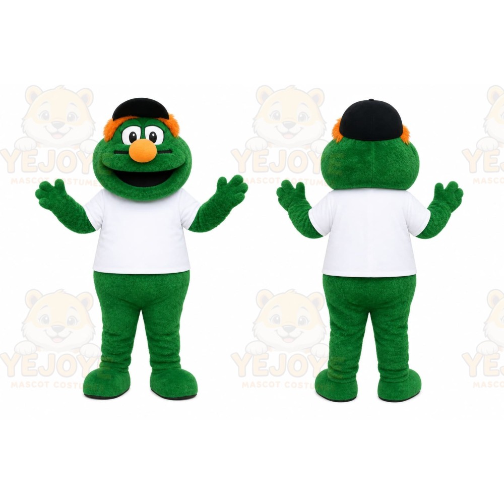 Green Monster Mascot Costume for Children's Events