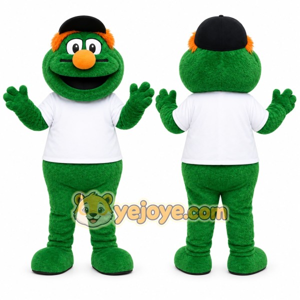 Green Monster Mascot Costume for Children's Events