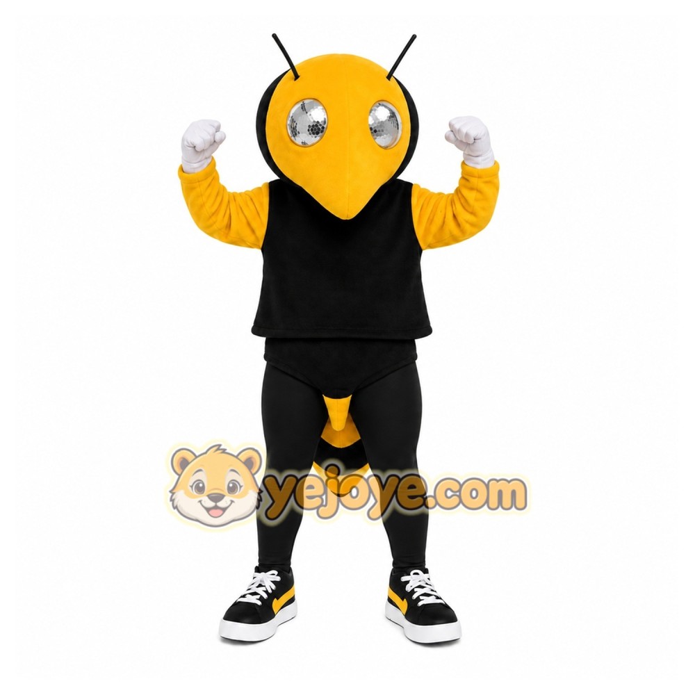 Black Bee Mascot Costume for Events and Promotions Black Bee Mascot Costume for Events and Promotions