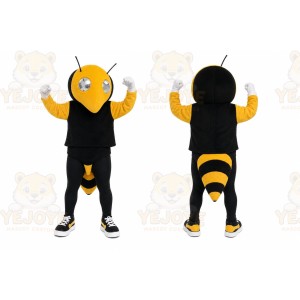 Black Bee Mascot Costume for Events and Promotions