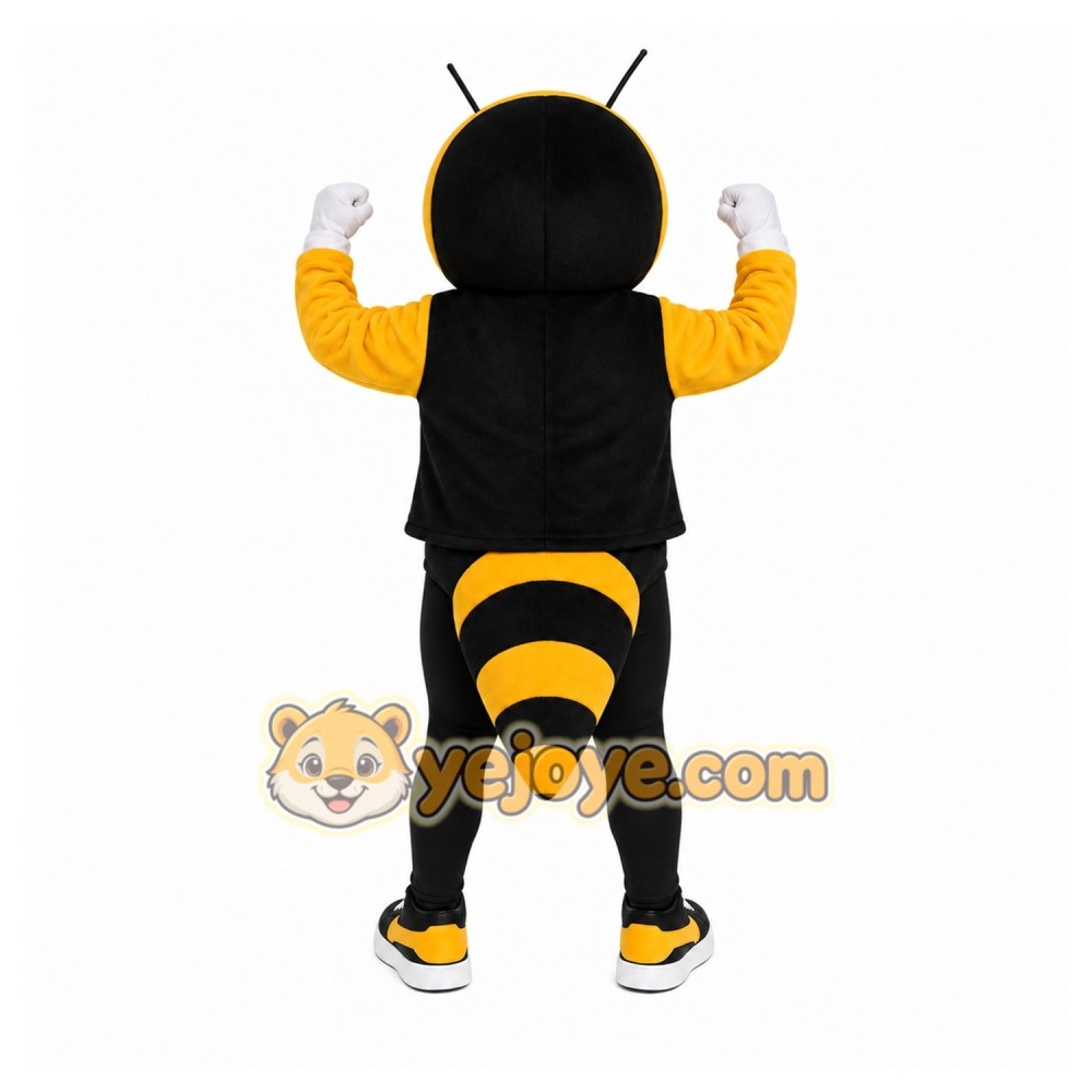 Black Bee Mascot Costume for Events and Promotions Black Bee Mascot Costume for Events and Promotions