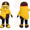 Yellow Peanut Mascot Costume for Events and Promotions