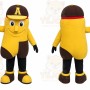 Yellow Peanut Mascot Costume for Events and Promotions