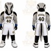 Gray Anteater Mascot Costume for Sports Events