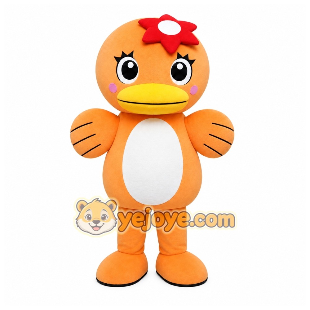 Orange Bird Mascot Costume for Children's Events Orange Bird Mascot Costume for Children's Events