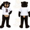 Black Bear Mascot Costume for School Events