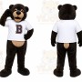 Black Bear Mascot Costume for School Events
