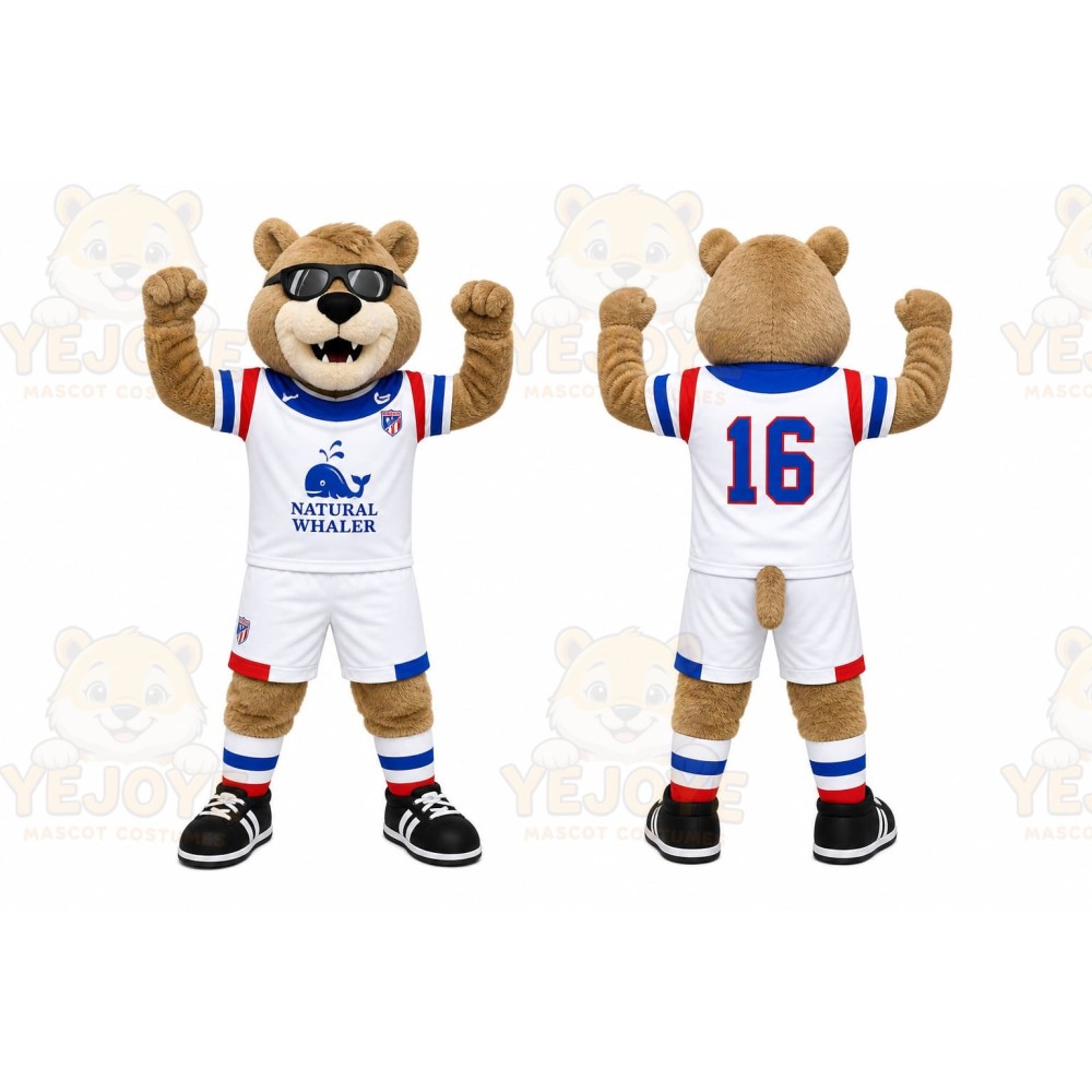 Brown Bear Mascot Costume for Sports Events