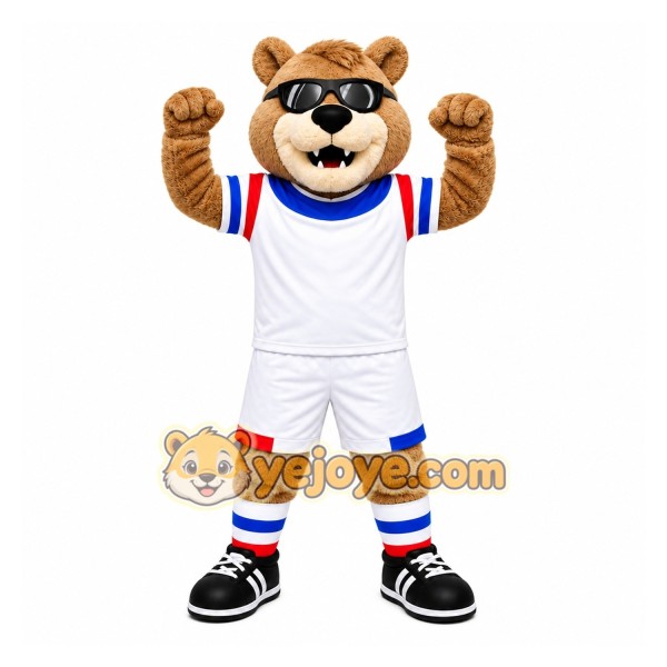 Brown Bear Mascot Costume for Sports Events