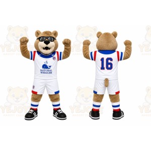 Brown Bear Mascot Costume for Sports Events