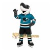 Teal Shark Mascot Costume for Sports Events Teal Shark Mascot Costume for Sports Events