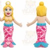 Pink Mermaid Mascot Costume for Children's Events
