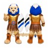 Tan Lion Warrior Mascot Costume for School Events Tan Lion Warrior Mascot Costume for School Events