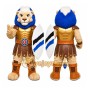 Tan Lion Warrior Mascot Costume for School Events
