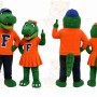 Green Alligator Mascot Costume for School Events