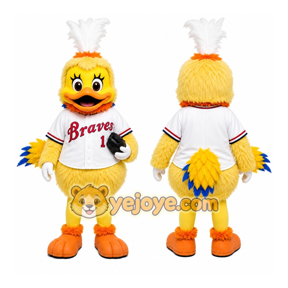 Yellow Bird Mascot Costume for Sports Events Yellow Bird Mascot Costume for Sports Events
