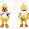 Yellow Bird Mascot Costume for Sports Events