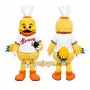 Yellow Bird Mascot Costume for Sports Events