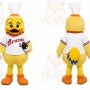 Yellow Bird Mascot Costume for Sports Events