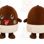 Brown Dessert Cupcake Mascot Costume for Events and Promotions
