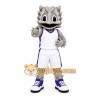 Gray Horned Lizard Mascot Costume for Sports Events Gray Horned Lizard Mascot Costume for Sports Events