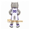Gray Horned Lizard Mascot Costume for Sports Events Gray Horned Lizard Mascot Costume for Sports Events