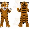 Orange Tiger Mascot Costume for School Events