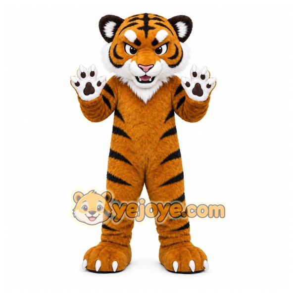 Orange Tiger Mascot Costume for School Events Orange Tiger Mascot Costume for School Events