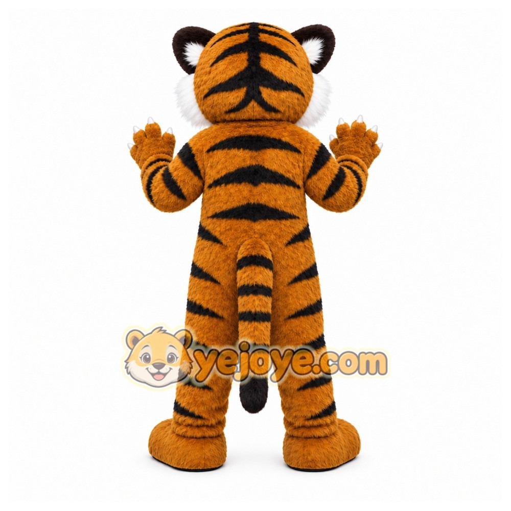 Orange Tiger Mascot Costume for School Events Orange Tiger Mascot Costume for School Events