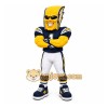 Yellow Lightning Bolt Humanoid Mascot Costume for Sports Events Yellow Lightning Bolt Humanoid Mascot Costume for Sports Events