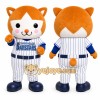 Orange Cat Mascot Costume for Sports Events Orange Cat Mascot Costume for Sports Events