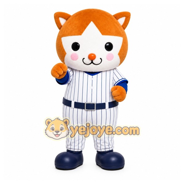 Orange Cat Mascot Costume for Sports Events Orange Cat Mascot Costume for Sports Events