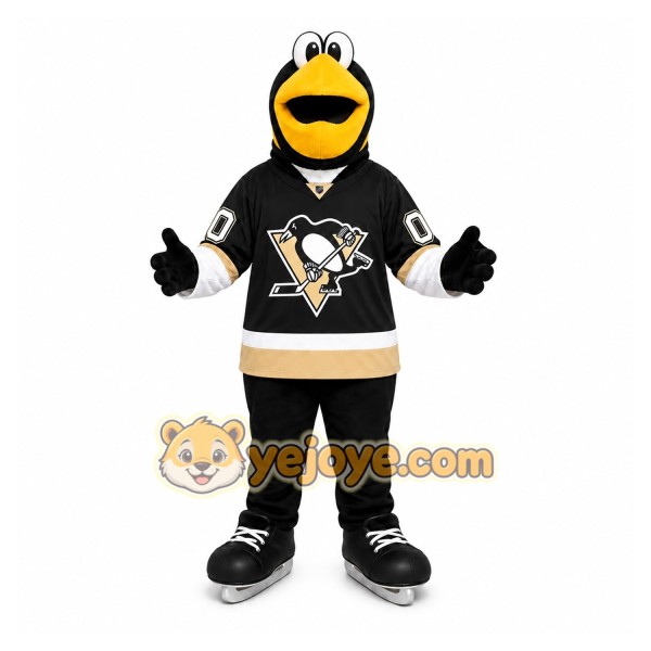 Black Bird Mascot Costume for Sports Events