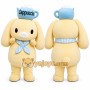 Cream Dog With Cup Hat Mascot Costume for Restaurant Promotions