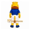 Yellow Lion Mascot Costume for Sports Events