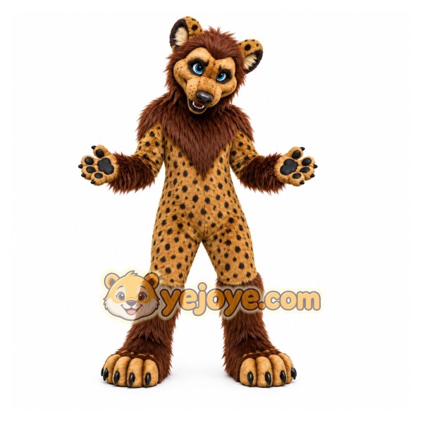 Brown Hyena Mascot Costume for Events and Promotions Brown Hyena Mascot Costume for Events and Promotions
